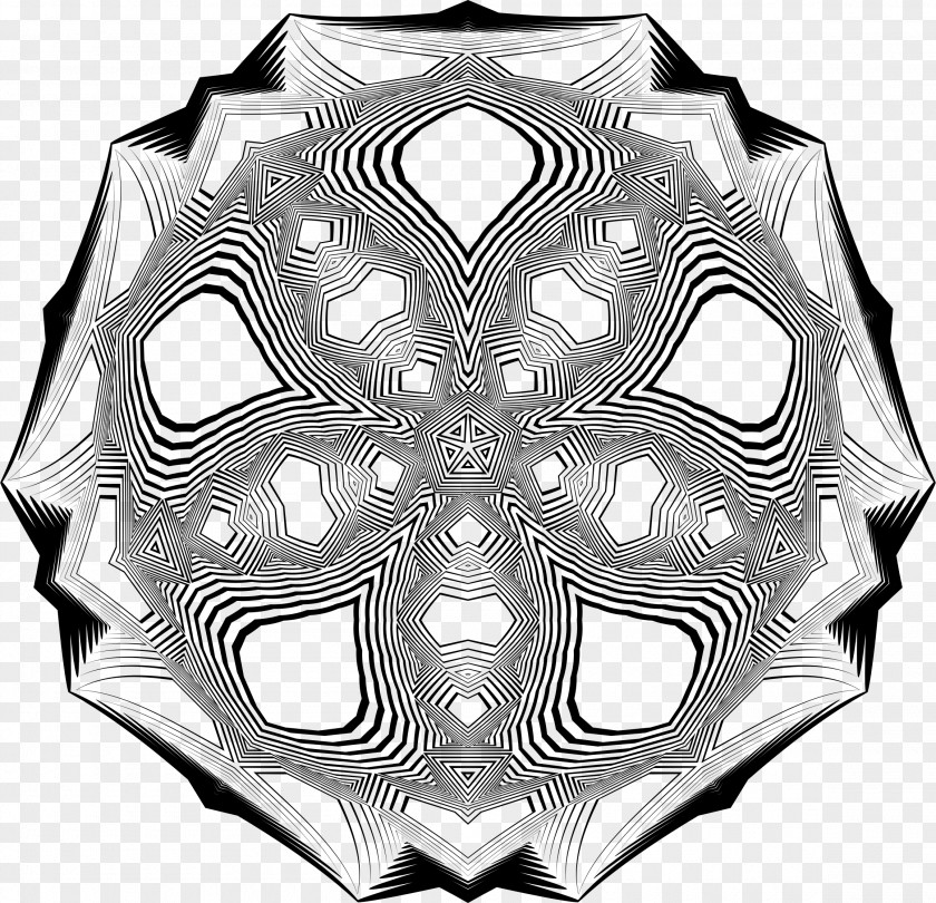 Line Symmetry Pattern PNG