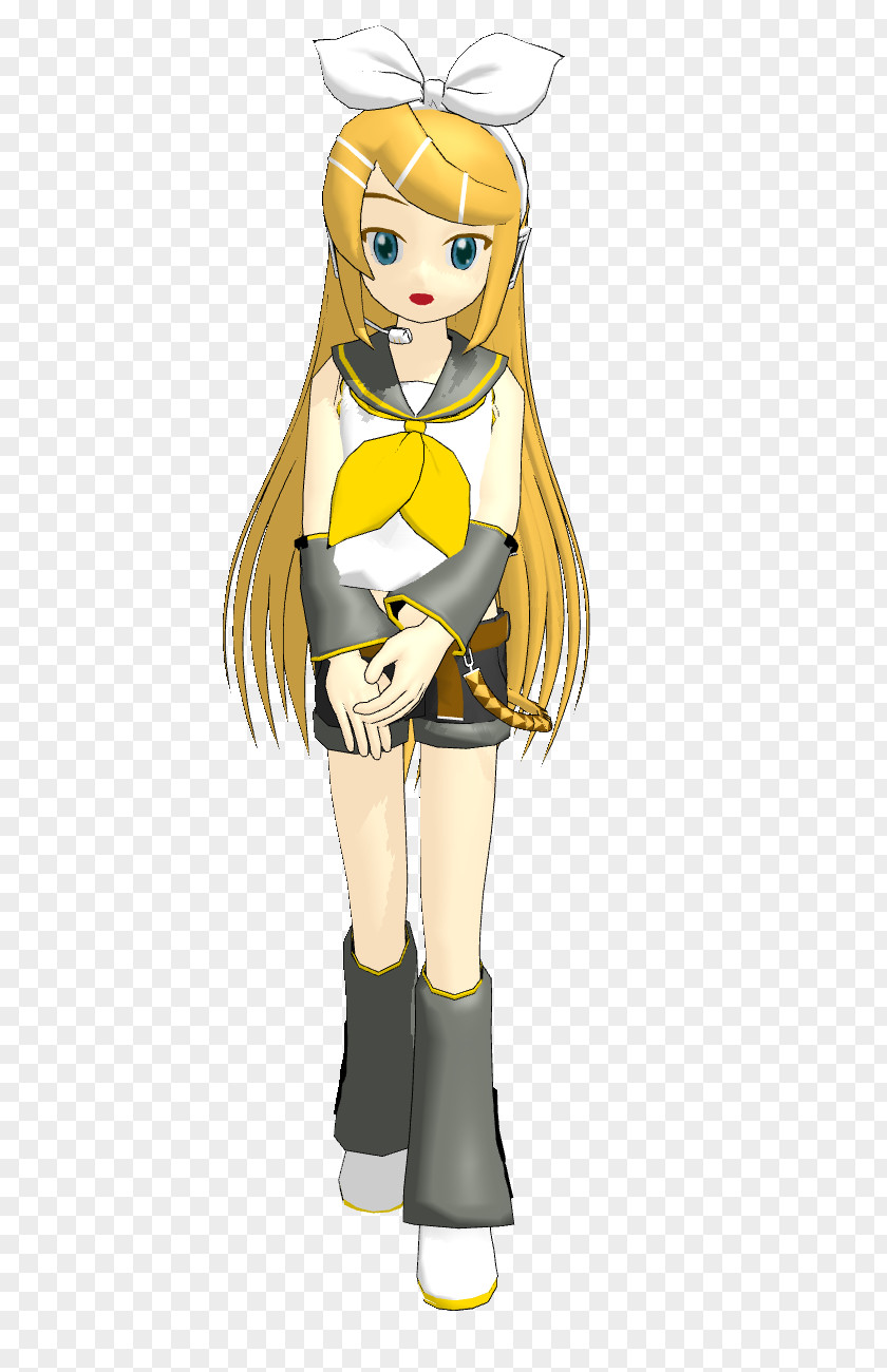 Long Hair Kagamine Rin/Len MikuMikuDance Vocaloid Hatsune Miku Crypton Future Media PNG