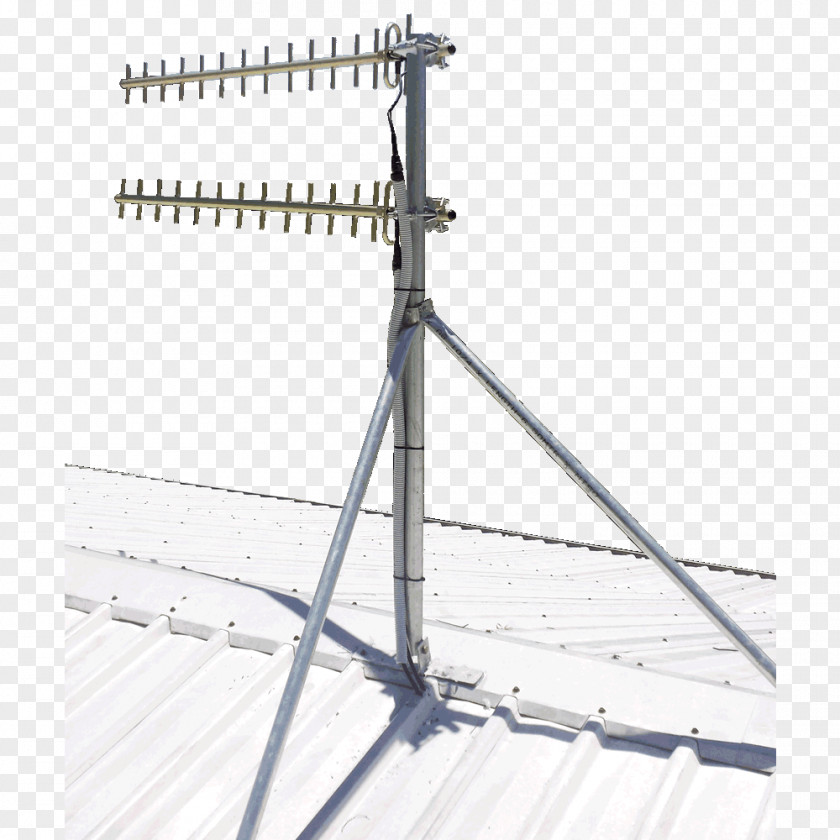 Roof Aerials Metal Television Antenna Ground Plane PNG
