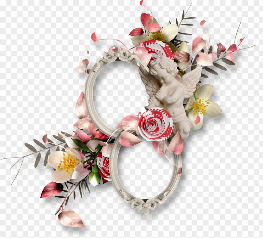 Round Frame Flower Picture Frames Clip Art PNG