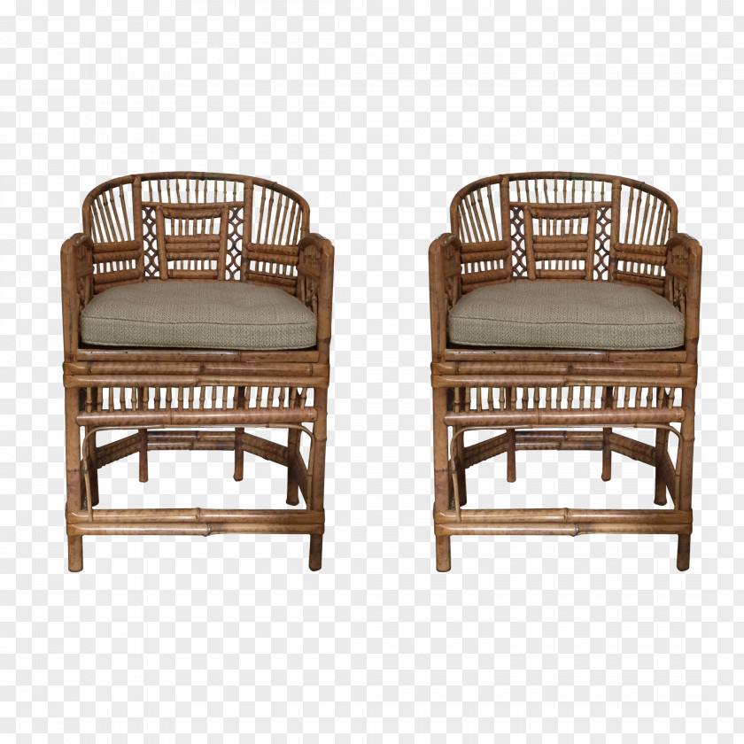 Vintage Style Chair Table Furniture Couch Bamboo PNG