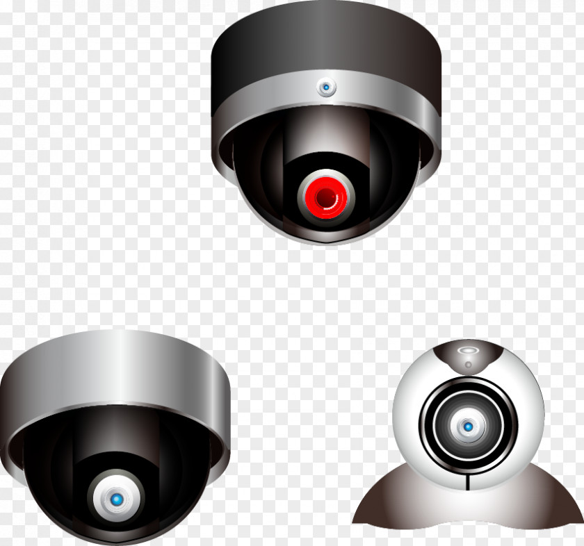 Hand Painted Vector Camera Monitoring Webcam PNG