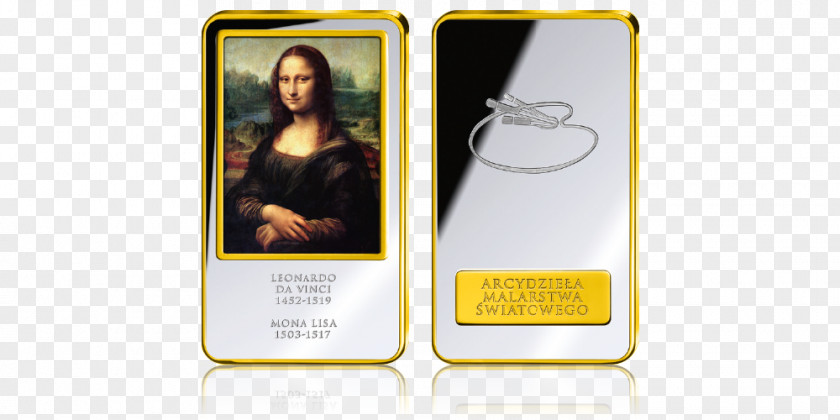 Mona Lisa Feature Phone Medal Masterpiece Painting PNG