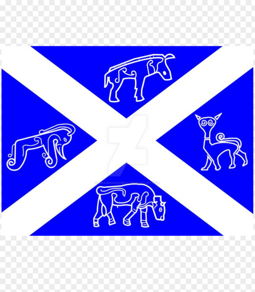 Scotland Flag Logo Brand Bumper Sticker Decal PNG
