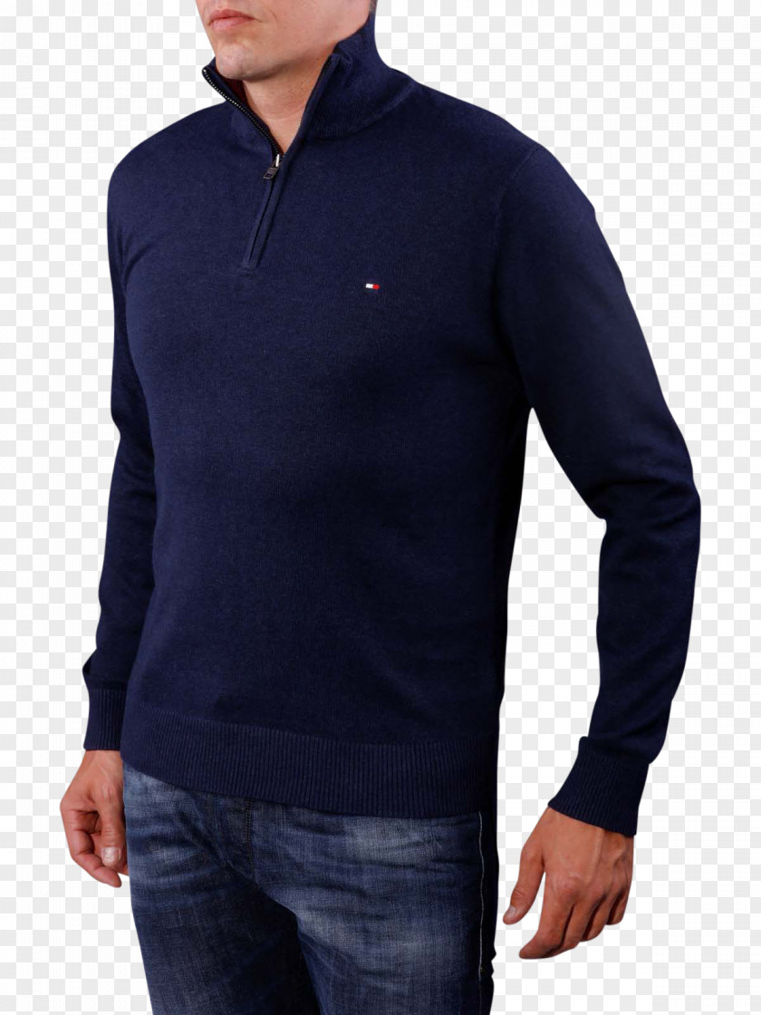 Tommy Cobalt Blue Polar Fleece Sleeve Neck Clothing PNG