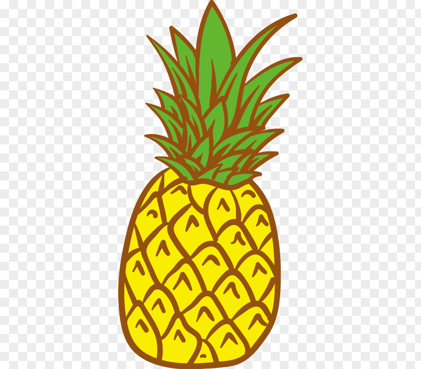 Vector Pineapple Clip Art PNG