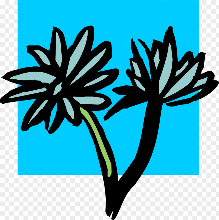 Blue Swoop Clip Art Leaf Line Plant Stem Plants PNG