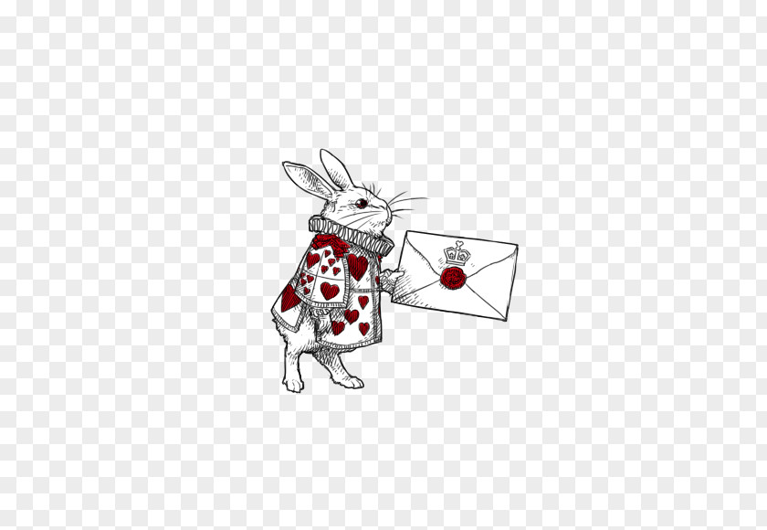 Meng Version Of Alice In Wonderland Alices Adventures White Rabbit Illustration PNG