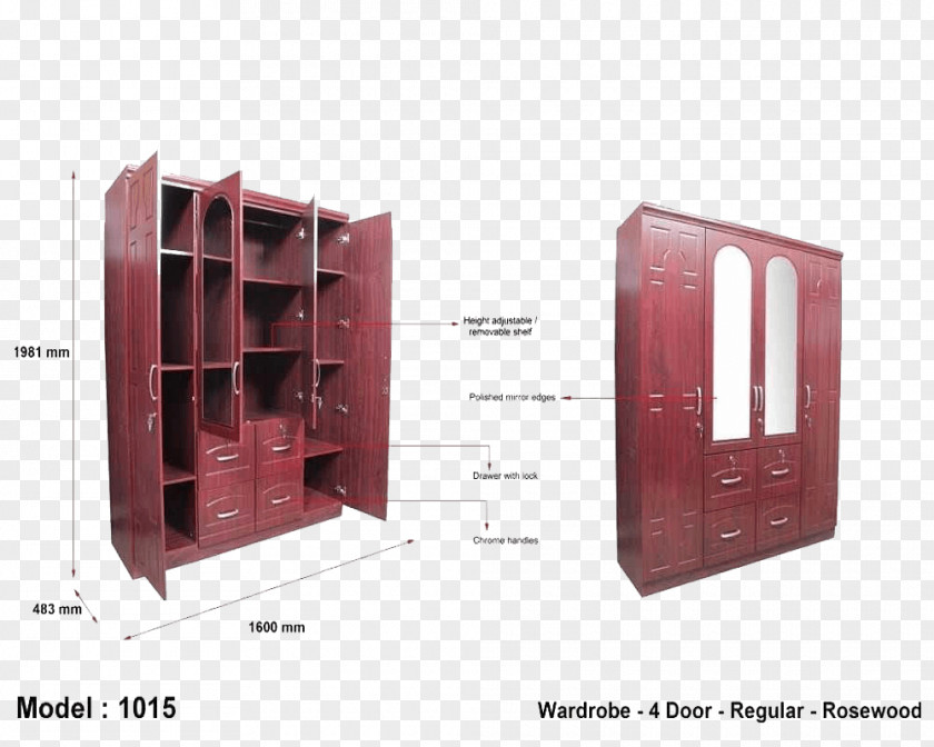 Rosewood Door Furniture Armoires & Wardrobes Table Cupboard PNG