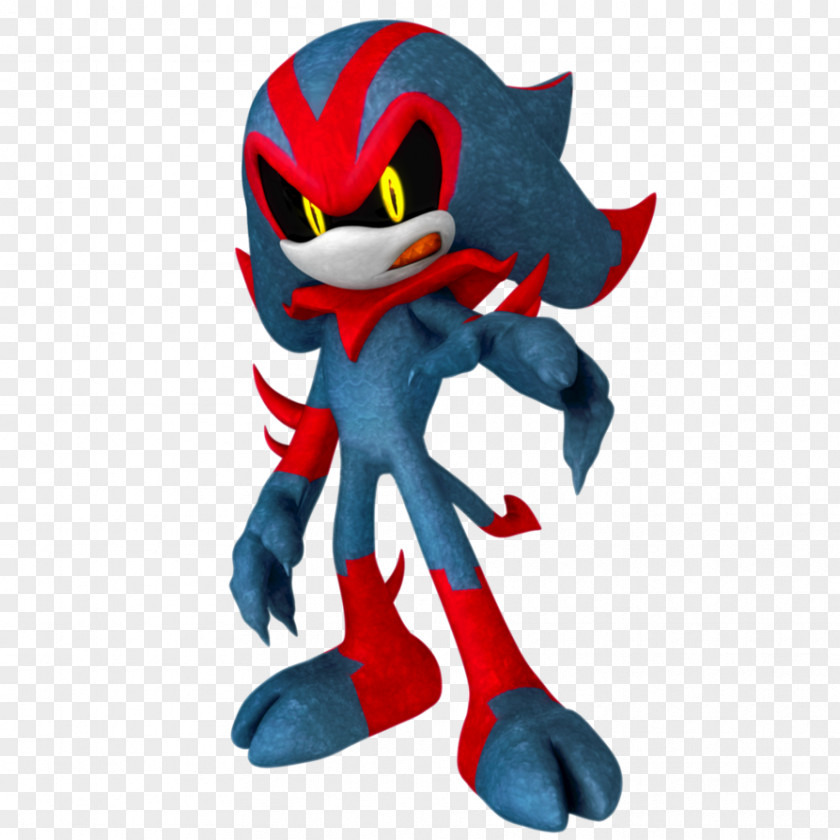 3D Villain Sonic The Hedgehog Shadow Lost World Metal Sonia PNG