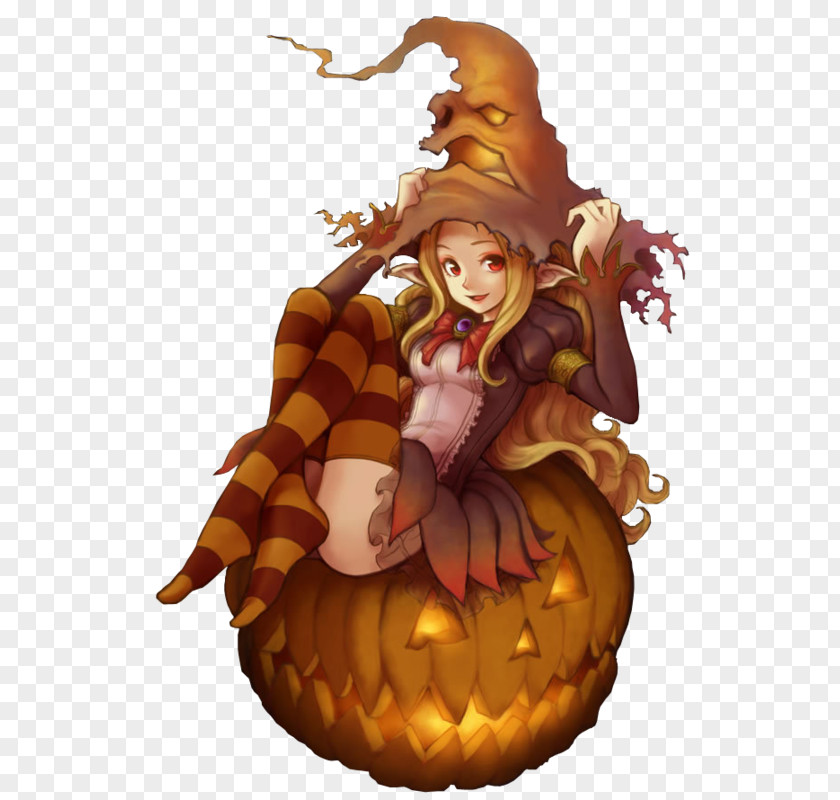 Old Witch Halloween Party Clip Art PNG