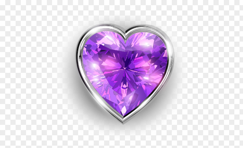 Purple Heart Hearts Diamond Desktop Wallpaper Clip Art PNG