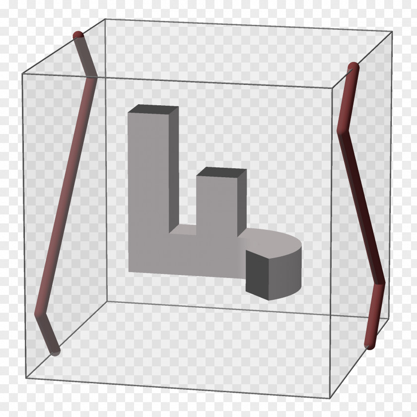 White Cube Table Furniture PNG