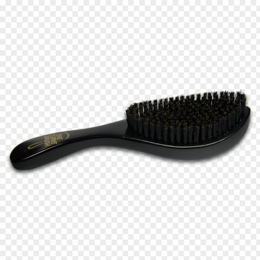 Black And Yellow Curve Brush Bristle Hair Dryers Barber PNG