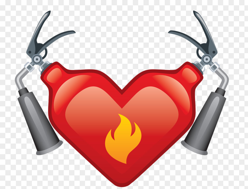 Love Extinguisher Fire Protection Hose Paper PNG