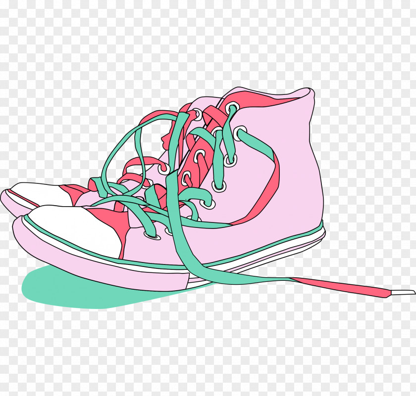 Pink Design Illustration Sneakers Vector Graphics Royalty-free Image PNG