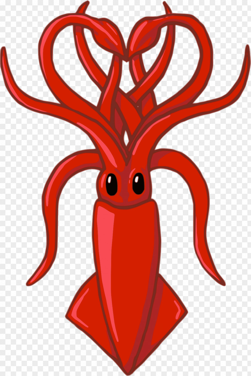 Squid Octopus Drawing PNG