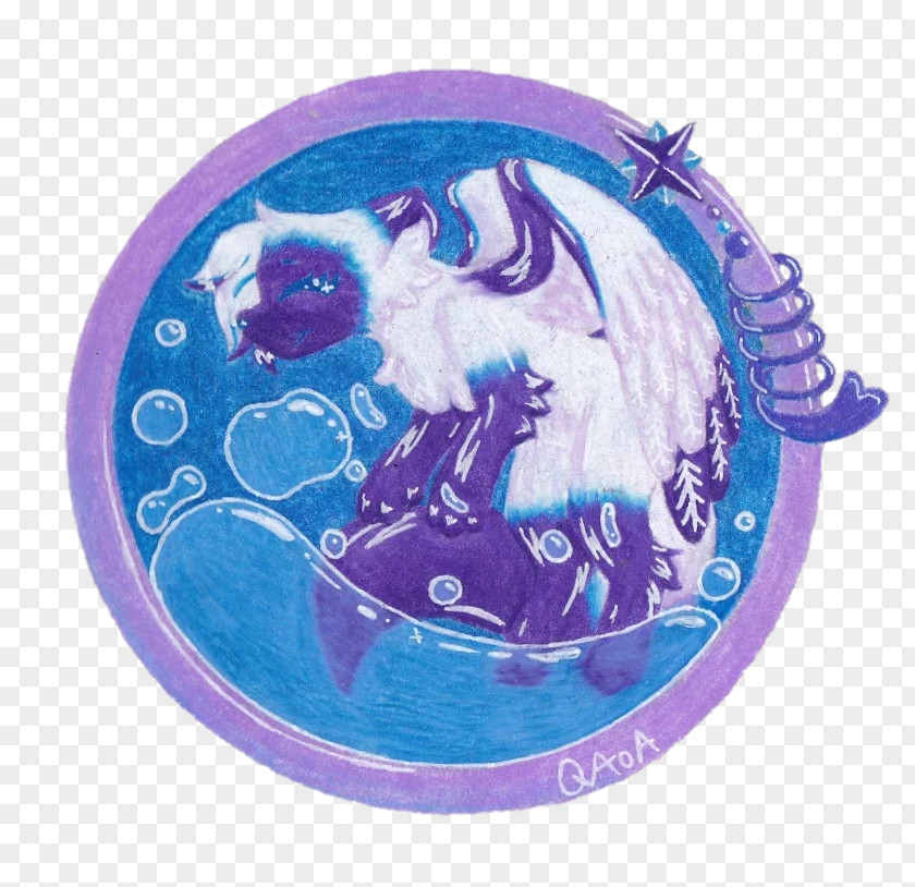 Tsunami Purple Cobalt Blue Violet Marine Mammal PNG