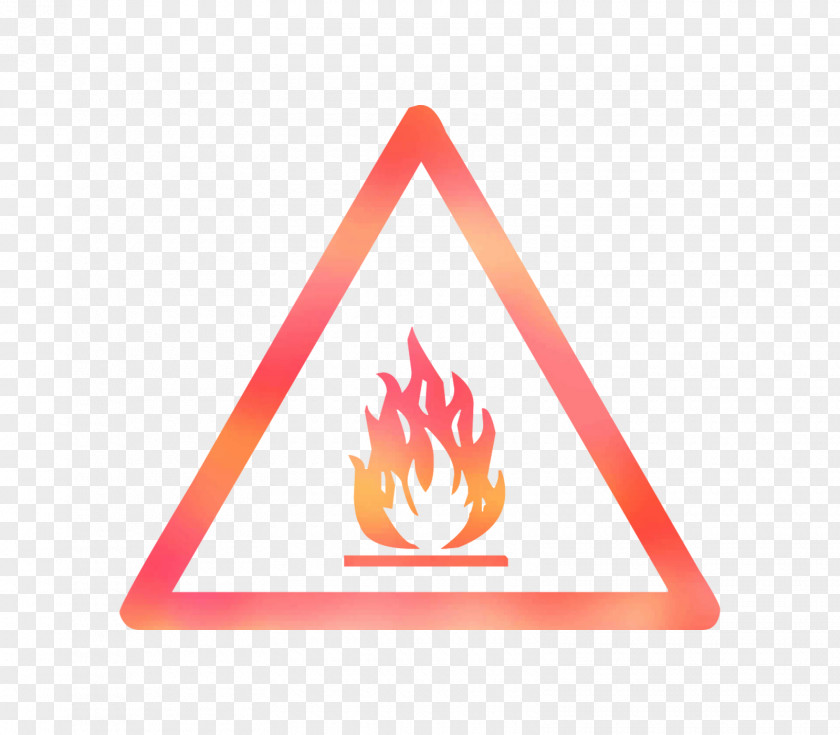 Warning Sign Combustibility And Flammability Hazard Symbol PNG