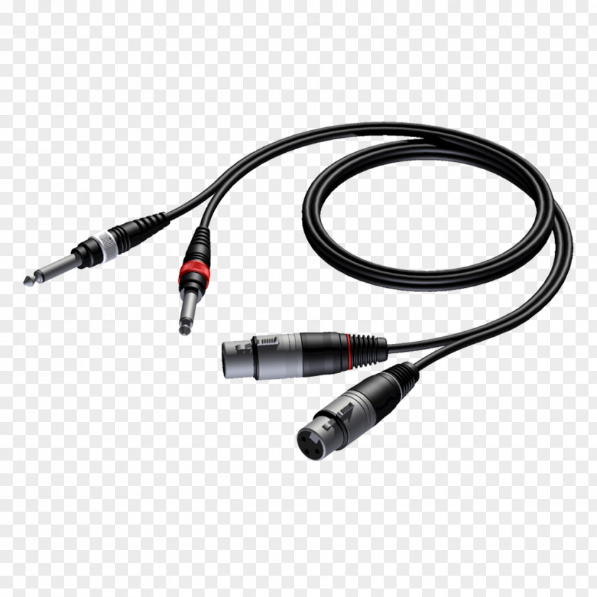 XLR Connector Phone Electrical Cable Adapter PNG