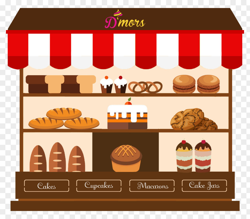 Bakery Store Coffee Cakery Clip Art PNG