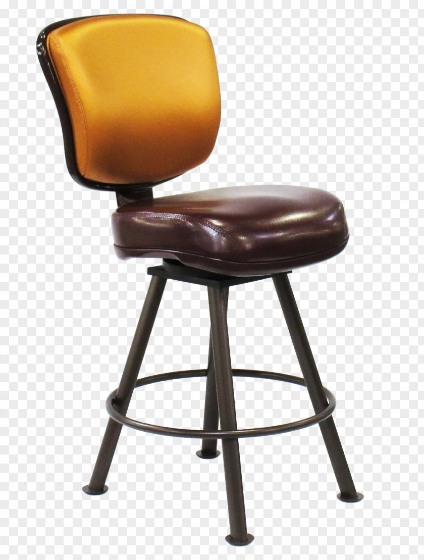 Chair Bar Stool Metal Seat PNG