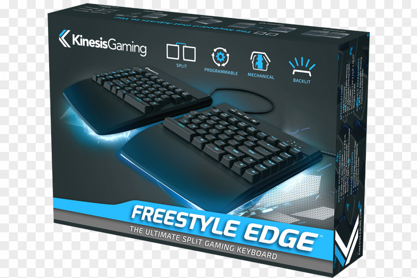Cherry Computer Keyboard Freestyle Edge Split Gaming Kinesis Keypad Video Game PNG