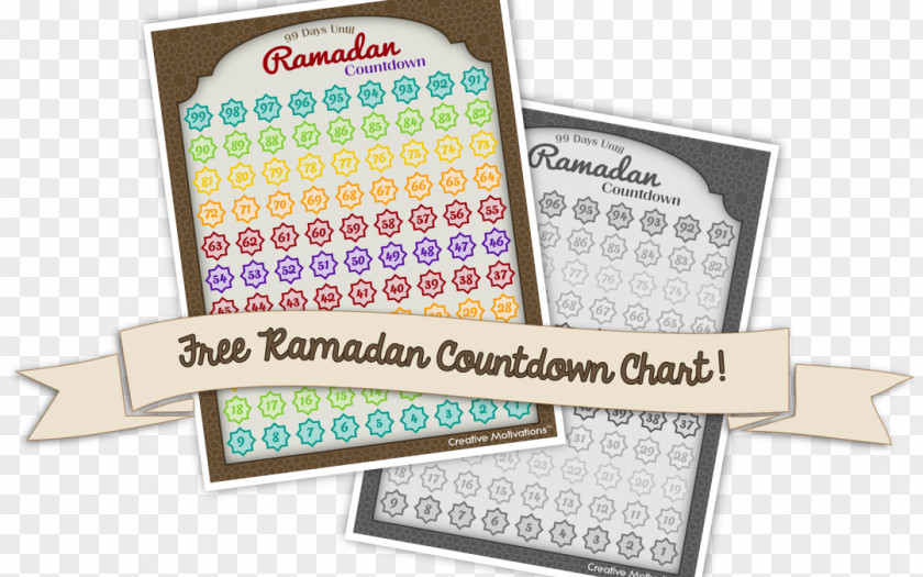 Countdown Calendar Ramadan Muslim Islam Eid Al-Fitr PNG