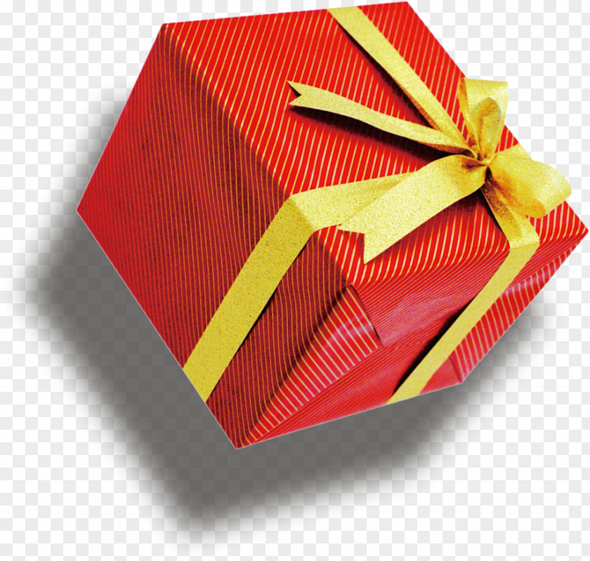 Gift Red Box Ribbon PNG