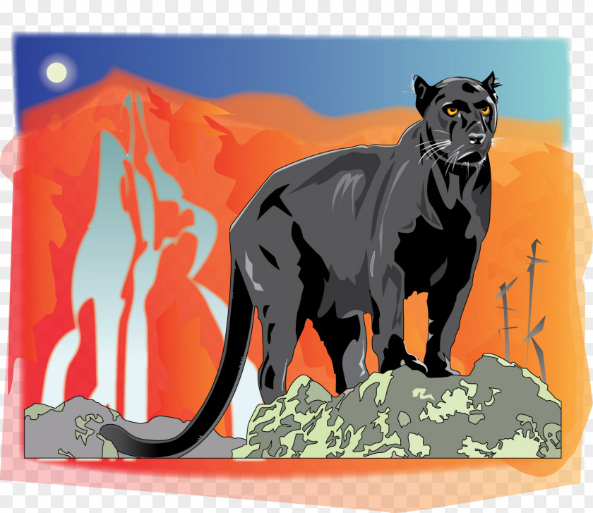 Black Panther Art PNG