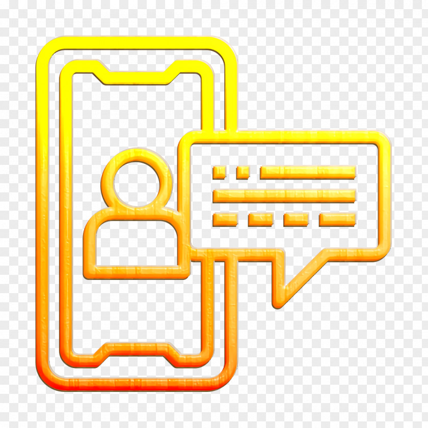 Contact Icon Office Stationery Smartphone PNG