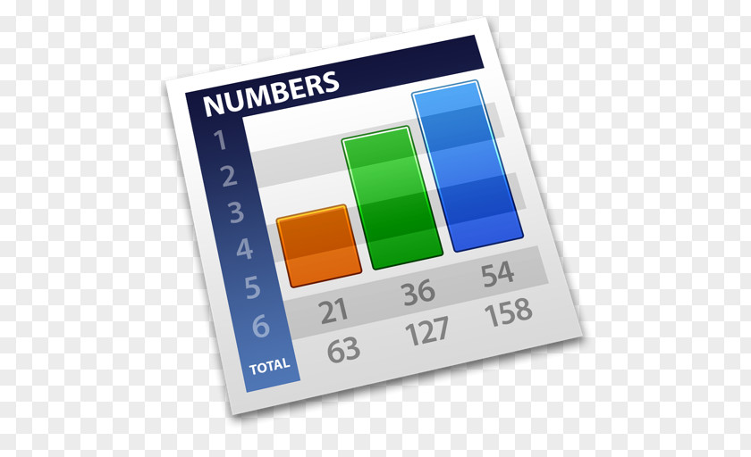 Numbers Microsoft Excel PNG
