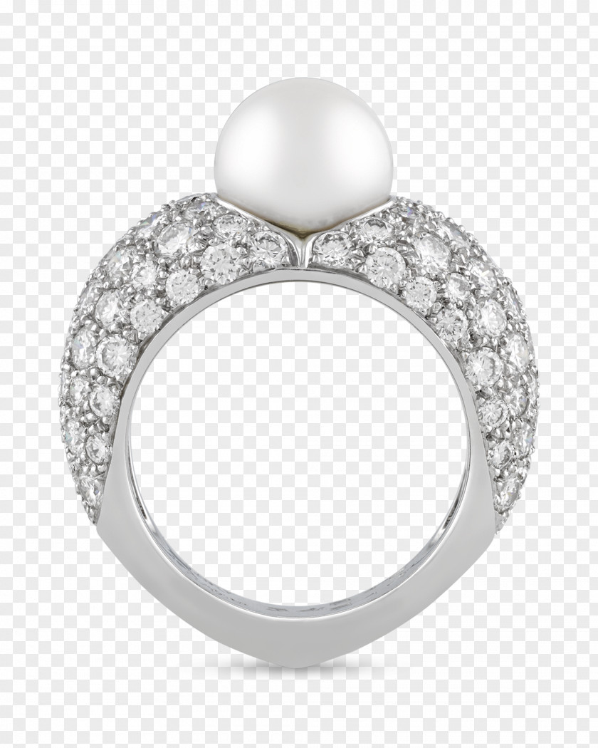 Pearl Diamond Earring Wedding Ring Gemstone PNG