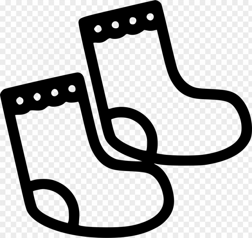 Socks Icon Clip Art Diaper SOCKS (Black) Shoe PNG