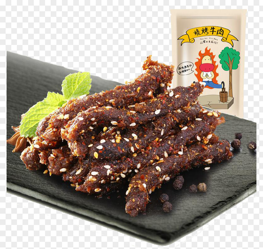 Spicy Beef Jerky Shop Yield Bakkwa Barbecue Rousong Meat JD.com PNG