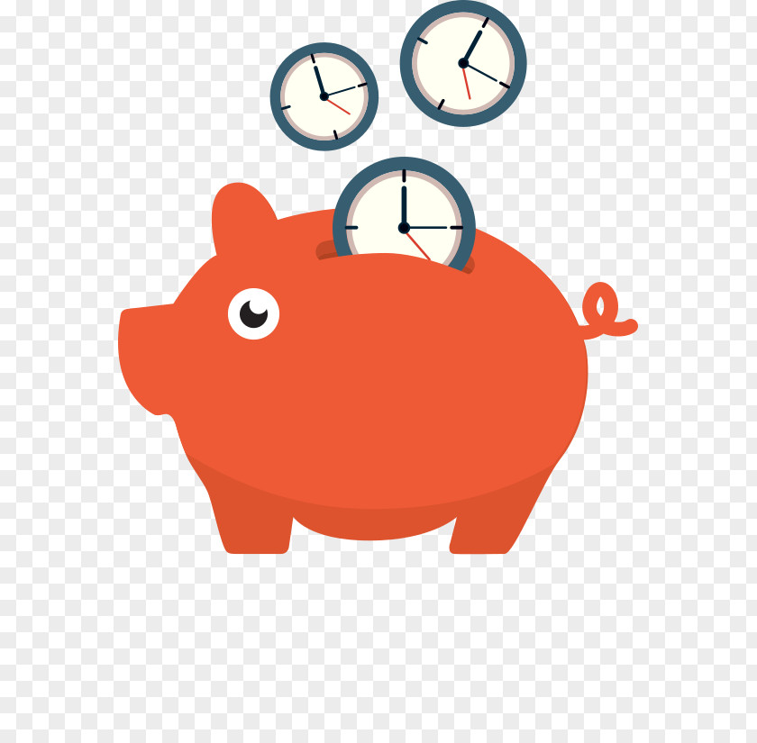 Bank Saving Piggy Time Value Of Money PNG