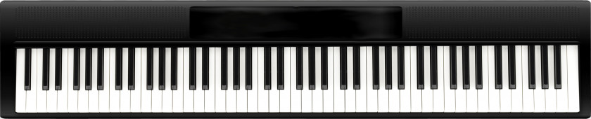 Black And White Piano Keys Digital Keyboard Synthesizer PNG