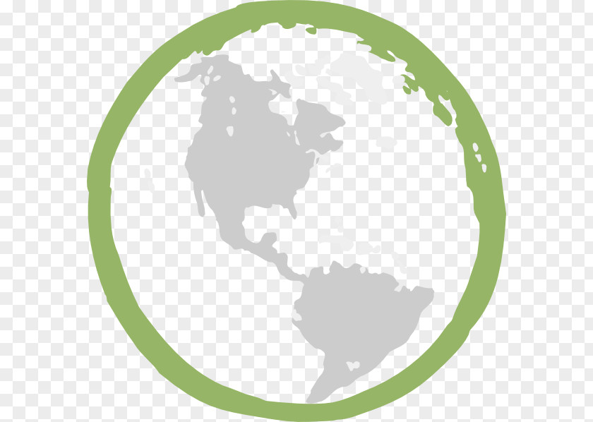 Green Planet Globe Earth Clip Art PNG