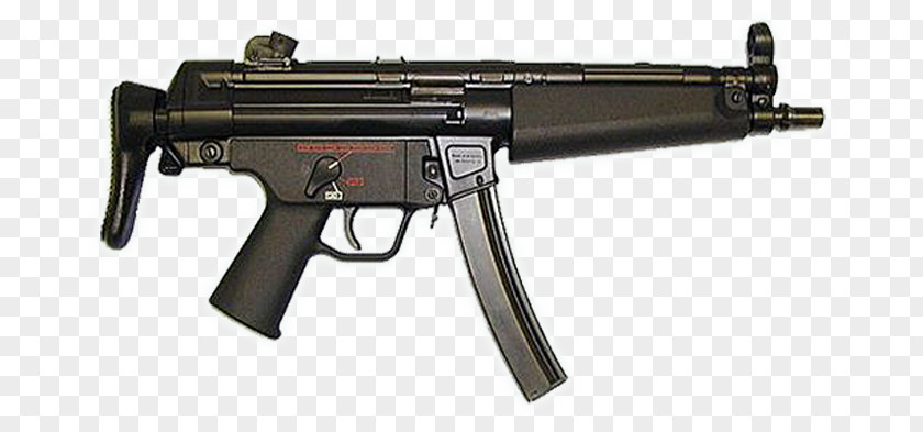 Mp Heckler & Koch MP5 Submachine Gun Firearm Weapon PNG