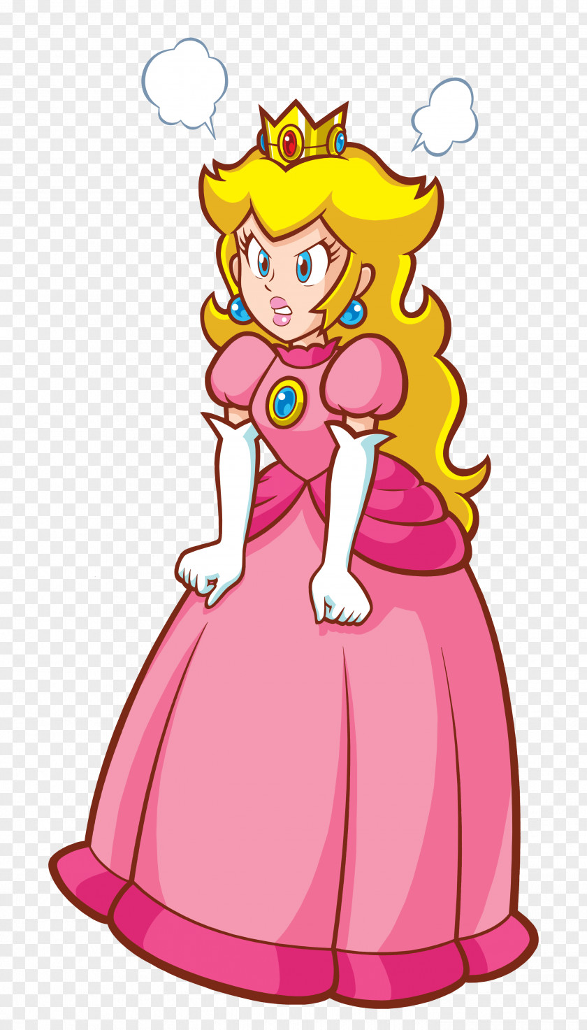 Peach Super Princess Mario Bros. PNG