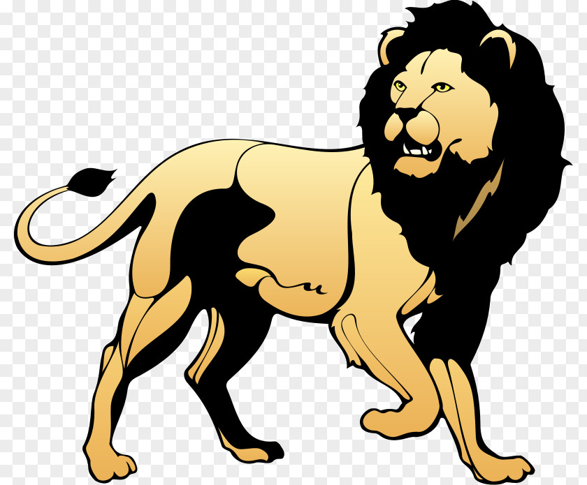 Realistic Lion Cliparts Black And White Roar Clip Art PNG