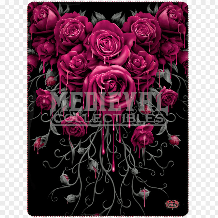 Rose Blanket Polar Fleece Bed Linens PNG