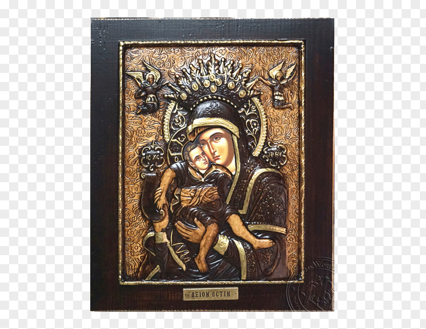 Wood Carving Axion Estin Eastern Orthodox Church Byzantine Empire Art Icon PNG