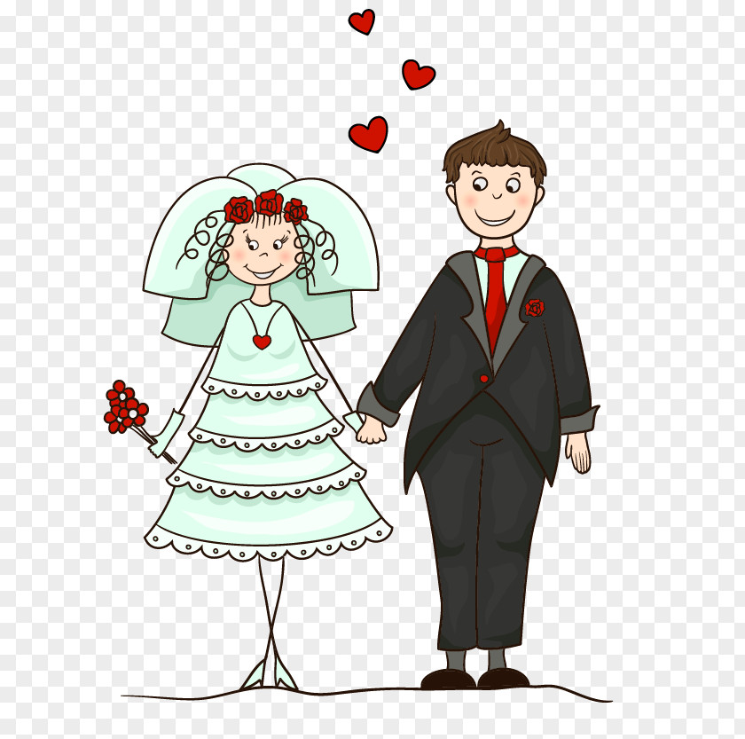 Cartoon Couple PNG