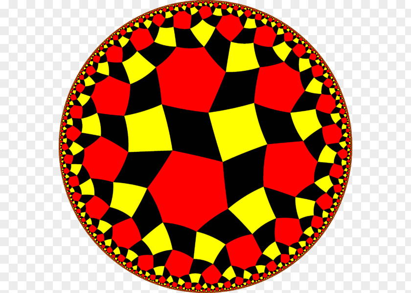 Circle Rhombitetraheptagonal Tiling Hyperbolic Geometry Uniform Tilings In Plane PNG