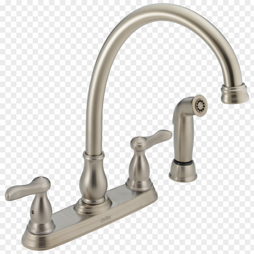 Faucet Tap Kitchen Moen Sink Bronze PNG