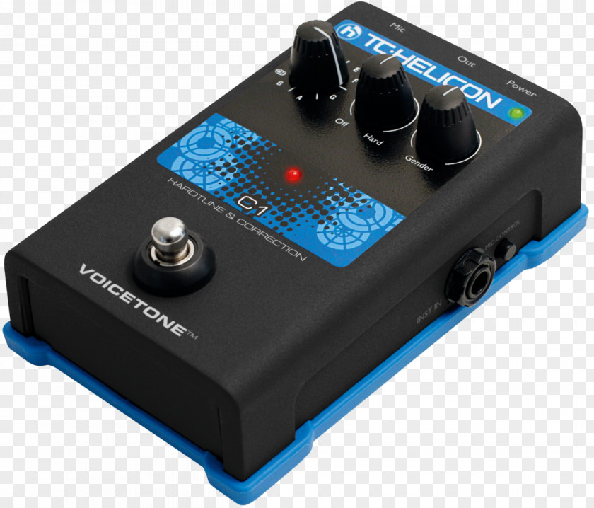 TC-Helicon VoiceTone C1 Effects Processors & Pedals Pitch Correction TC Helicon H1 PNG