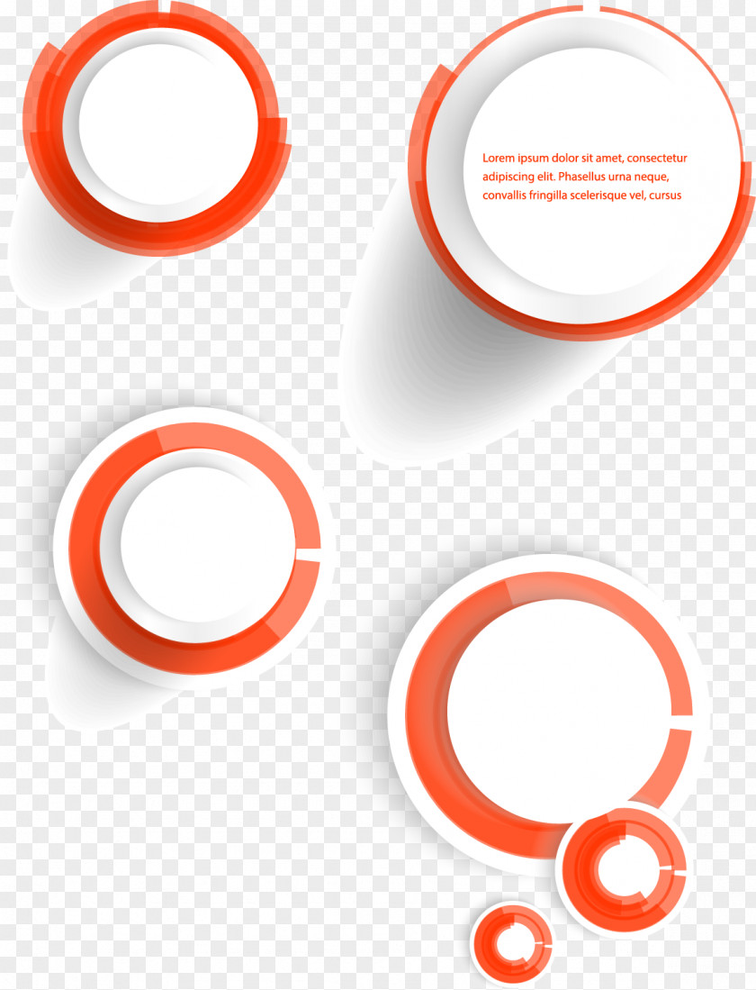 Vector Creative Circle PPT Infographic Euclidean PNG