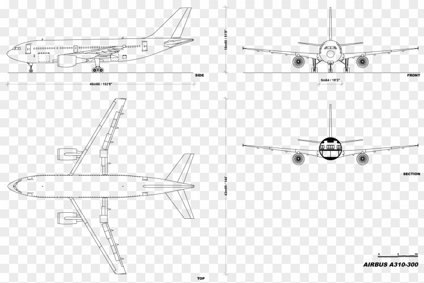 Airplane Airbus A300 A310 A340 PNG