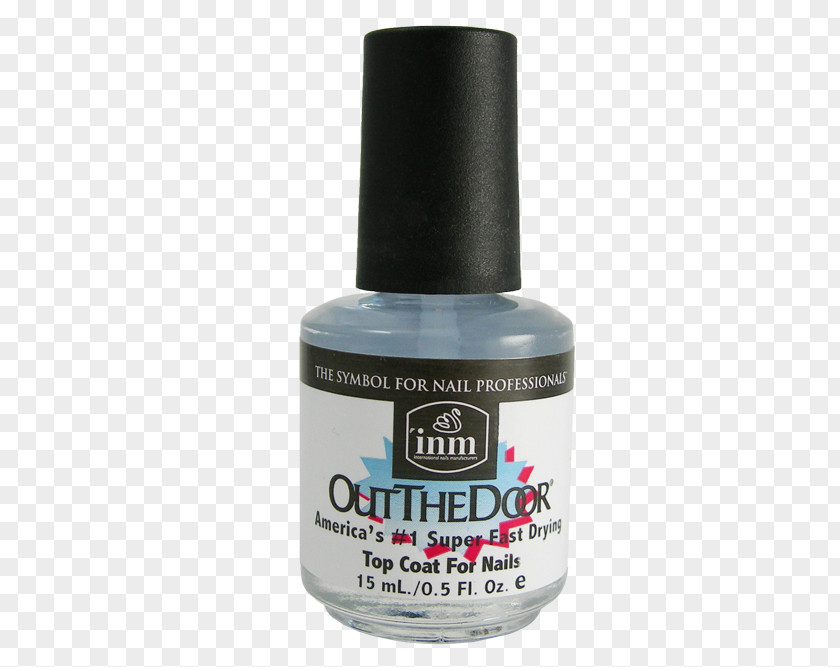 Clearance Sale Engligh Nail Polish INM Out The Door Top Coat Overcoat PNG